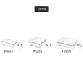 Plastic Drawer Tray Divider Container Desk Drawer Organizer for Dresser Makeup Kitchen Utensil Office