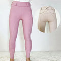 Fashion 2 Colors Girls Riding Breeches Pants Silicone Equestrian Breathable Kids Horse Riding Leggings With Pocket