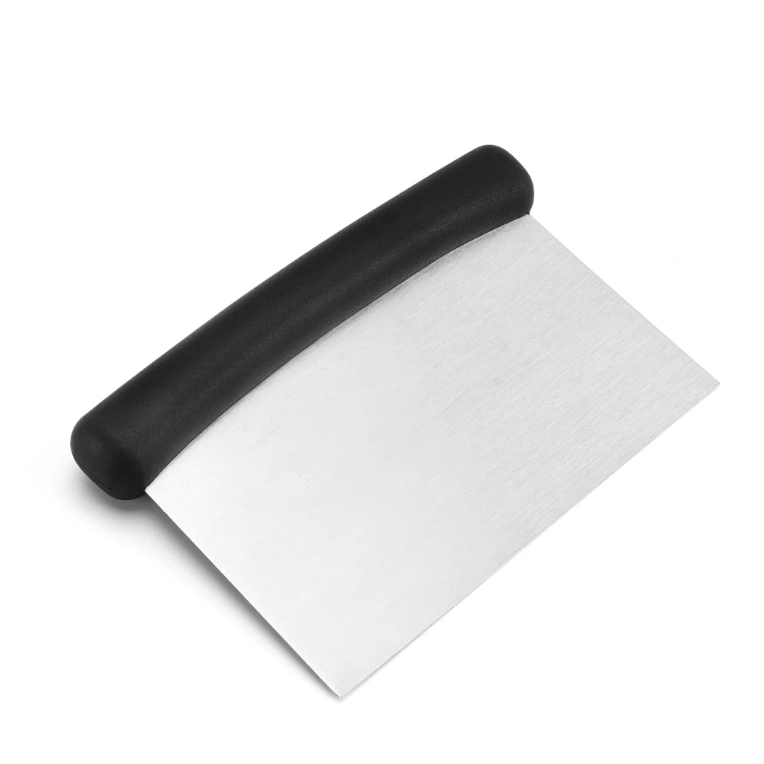 Food Safe Stainless Steel Pastry Dough Scraper Cutter for Kitchen Baking
