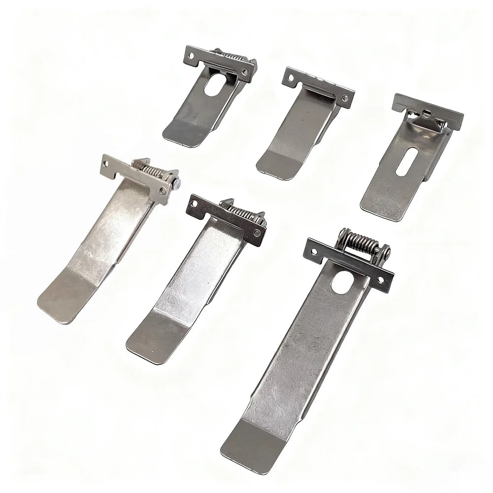 New Steel Nickel Plated Flat Metal Spring Clip Fastener for Lighting Factory Custom LED Ceiling Light Spring for Downlight