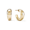 Milskye Newest 925 Sterling Silver Vintage Wide Ridged Hoop Earring Inspired Trendy Earring