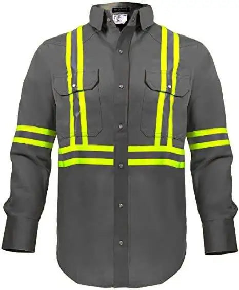 Wholesale Nylon Cotton FRC Fire Resistant Flame Resistant Welder Fireproof Fire Safety Work Fire Proof FR Work Suit