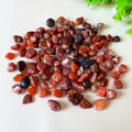 Polished South Red Agate Tumbled Stones for Garden Decoration