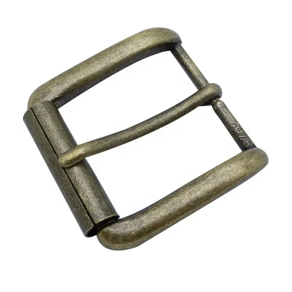 Antique Brass Silver Matte 35mm Jeans Bags Belt Roller Stopper Pin Custom Black Chrome Square Metal Leather for Buckle Zinc