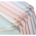 Gold Rim Waterproof Single Side Gravure Printing Gift Fruit Wrapping Paper Translucent Plastic Sheets for Wrapping Flowers