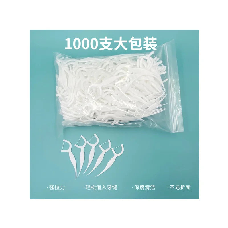 Manufacturer Dental Floss Picks by 1000 Pieces Floss Picks Silk for Home Use