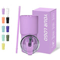 Factory Manufacture Acrylic Colored Tumblers 17oz Double Wall Acrylic Matte Tumbler with BPA Free Plastic Straw