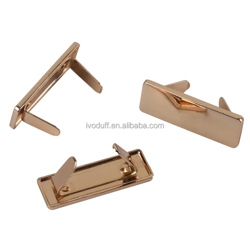 Gold Blank Metal Handbag Purse Logo Handbag Bag Clothing Metallic Label Stickers