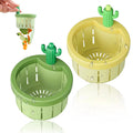 Kitchen Sink Drain Strainer Press Automatic Dumping Basket Multi-Functional Cactus Sink Draining Filter Net Lifting Basket