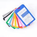 Custom Hard Plastic Vertical Name Card ID Card Holder for Exhibition