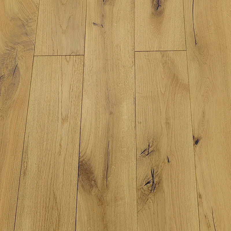 European Solid Oak Wood Flooring 910mm Indoor Modern Design 8 Colors 18mm Thickness Smooth Hardwood Bedroom Living Room