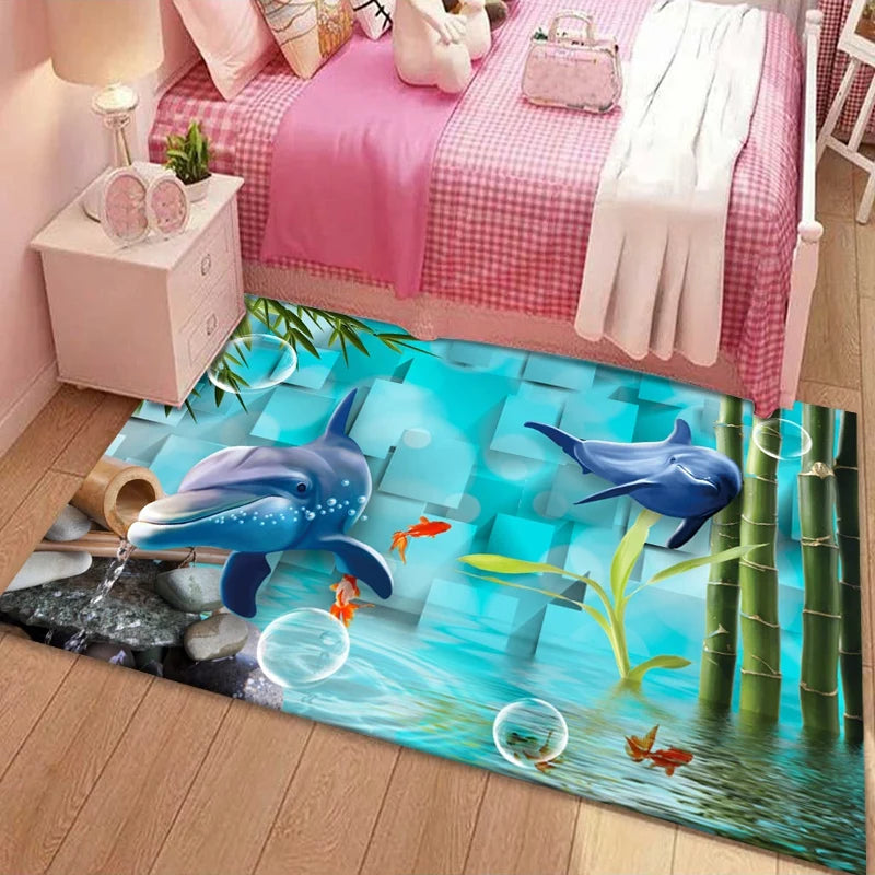Modern Pink Cartoon Princess Wallpaper Mural Easy Installation Custom Design Kids Room Decor Anti-Static Moisture-Proof Printed