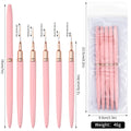 New Liner Brush Drawing Pen Nail Art Brush Set Metal HandleProfessional Kolinsky Nail Brush Nail Art Liner