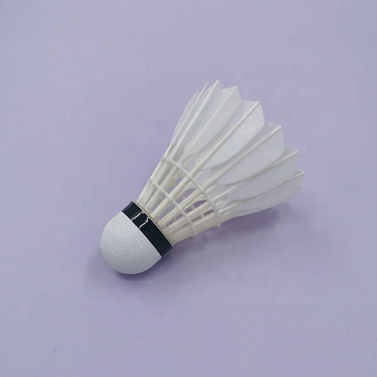 3-Layer Soft Wood Cork Badminton Shuttlecocks High Durable and Good Flight Tournament Level 1st Goose Feather