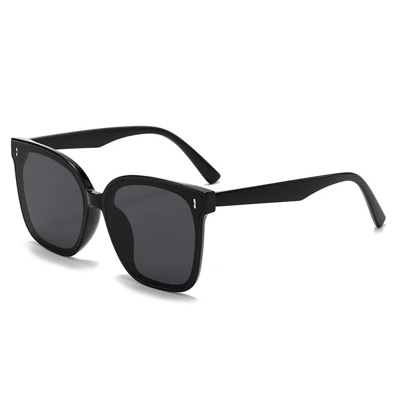 New Fashion Unisex Sunglasses UV400 Polarized Lenses High-End Sense Slimming Large Frame PC/Plastic Material Lens for Driving