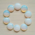 Huiying Gemstone For Jewelry Making Round Opalite 18mm Cabochon Gemstone For Jewelry Crafts