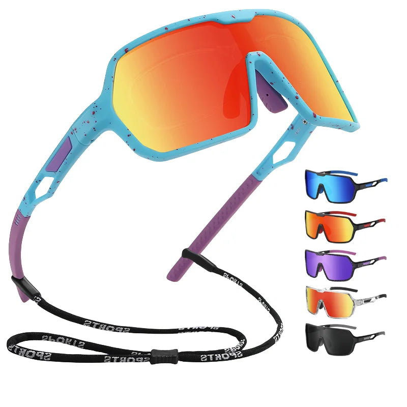 2025 New Outdoor Polarized Sports Sunglasses with Prescription Frame Cycling Eyewear for Wholesale