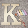 Manufacture Unfinished Wooden Letter E 12-inch Large Blank Alphabet for DIY Home Party Classroom Wall Decor Dropshipping