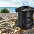 LED Light Electric Air Pump Portable Wireless Air Compressor Inflator/Deflator Pumps for Inflatable Cushions Boat Swimming Ring