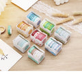 Cartoon Eco-Friendly Art Paper Set Paper Tape 8 Models Diary DIY Decorative Student Washi Stickers Stationery Wholesale Washi