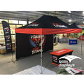 Heavy Duty Pop up Tent Kit - 10ft X 15ft Trade Show Tent Canopy With Walls and Flag