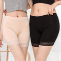 S-XXL Summer Female Panties Lace Seamless Safety Short Pants Womens High Waist Stretch Shorts Briefs Slimming Under Skirt Shorts
