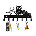 Home Storage Wholesale Modern Black Iron Multifunctional Sustainable Wall Mounted Key Rack Hat Organizer for Living Room