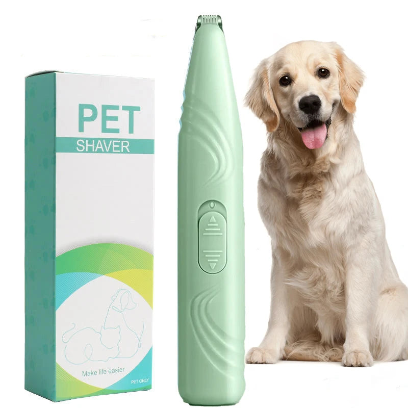 Cordless Electric Pet Clipper & Nail Grinder Professional Grooming Tool for Small Puppy Kitten Hair Trimming and Paw Care
