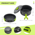 Hot Sale Aluminum 1L & 2L Waterproof Outdoor Camping & Hiking Kitchen Cooker Set for Trekking & Wilderness Adventures