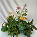 Queyiyi Artificial Flower Long Branch Ingot Pine Caterpillar Fungus Home Decor