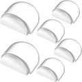 Sticky Bottom Round Transparent Floor Buffers Door Stop Plastic Door Slam Stopper
