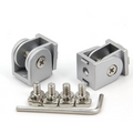 Adjustable 180 Degree Pivot Joint for Aluminum Profile Flexible Connecting Bracket