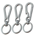 Custom Stock Outdoor Camping Snap Hook Car Keychain Titanium Alloy Keychain Clip Bottle Opener