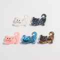 Hot Selling Cartoon Cute Multi Color Cat Brooch Personality Animal Acrylic Brooch for Unisex