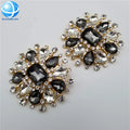 Removable Wedding Party Shoe Accessories Custom Rhinestone Shoe Clips Buckles for Upper