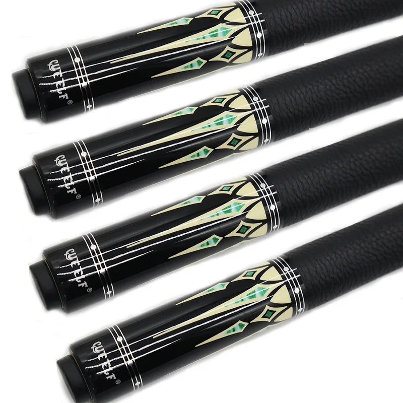 Cueelf Wholesale Billiard Supplies 1/2 Jointed American Pool Cue Leather Billiard Pool Cue Grips Maple Cue Stick