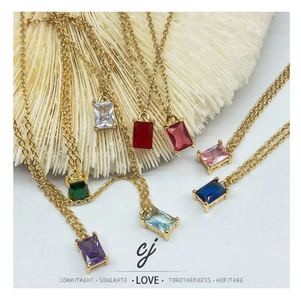 Carline Lowest Price Wholesale 18k Gold Plated Stainless Steel Zircon Necklaces Link Chain for Women High Quality
