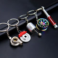 Hot Sale Car Accessories Metal Key Chains Personalized Trendy Car Bag Pendant Metal Keychain