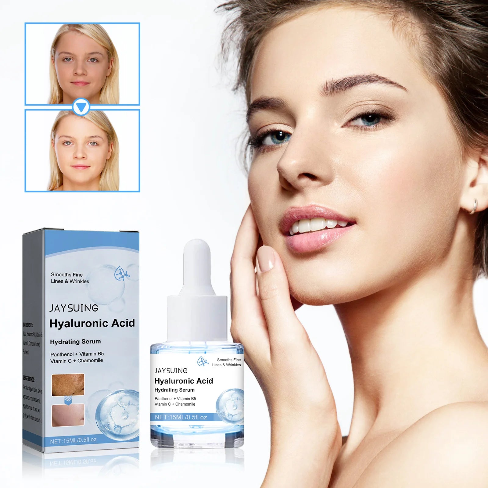 Privated Label Skin Care Ordinary Hydrating Anti Wrinkle Lifting Firming Hyaluronic Acid Serum for Face