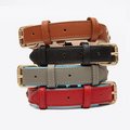 Vegan Breathable Padded Premium Leather Sherpa Dog Collar Durable Heavy Duty Pet Padded Collars