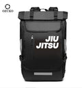 OZUKO 8020 Jiu Jitsu Backpack GYM SPORTS DESIGN OUTDOOR ROLL TOP BACKPACK TRAVEL MEN'S CASUAL SPORTS LAPTOP BACKPACKS
