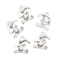 Charms Graduation Cap and Diploma 17x16mm Tibetan Silver Color Pendants Antique Jewelry Making DIY Handmade Craft