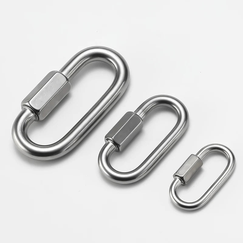 JRSGS CE Certified Zinc Coated High Tensile Galvanized Steel Plain Quick Link EN362:2004 EN12275:2013 Heavy Industry Outdoor