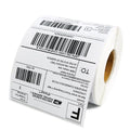 White 4 X 6 Inch Vinyl Direct Thermal Shipping Label Roll Sticker 100x150 for Printer Waterproof Strong Adhesive Promotion Use