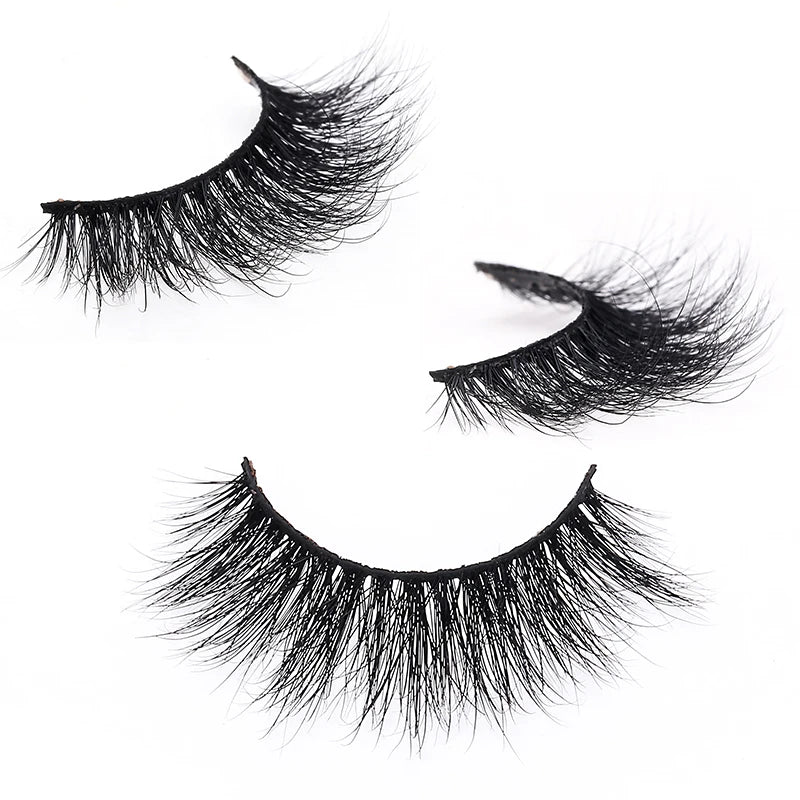 Private Label 3D Mink Lashes Wholesale Real Mink Lashes Handmade Natural Mink Lashes