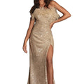 2023 European and American Women Autumn New Banquet Open Back Side Feather Sequins Evening Dress Off Shoulder Dress