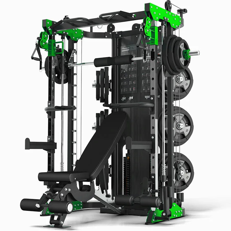 Wholesale Home Use Multi-Function Smith Machine with Weight Stack for Fitness Enthusiasts