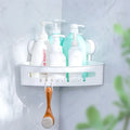 TAILI Shampoo Vacuum Shower Caddy Bathroom With Vacuum Suction Cup Plastic Corner Shelf Shower Organizer