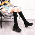 New Hot Sale Black High Boots Women's Boots  Inner Heightening Classic Trend Fashion All-match Women's Boots