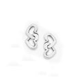 Wholesale 925 Sterling Silver Earring Antique Silver Earrings Chain of Hearts Drop Earrings for Women